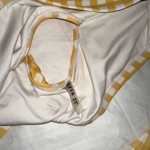 Yellow Plaid Bikini - Picture 6 of 7